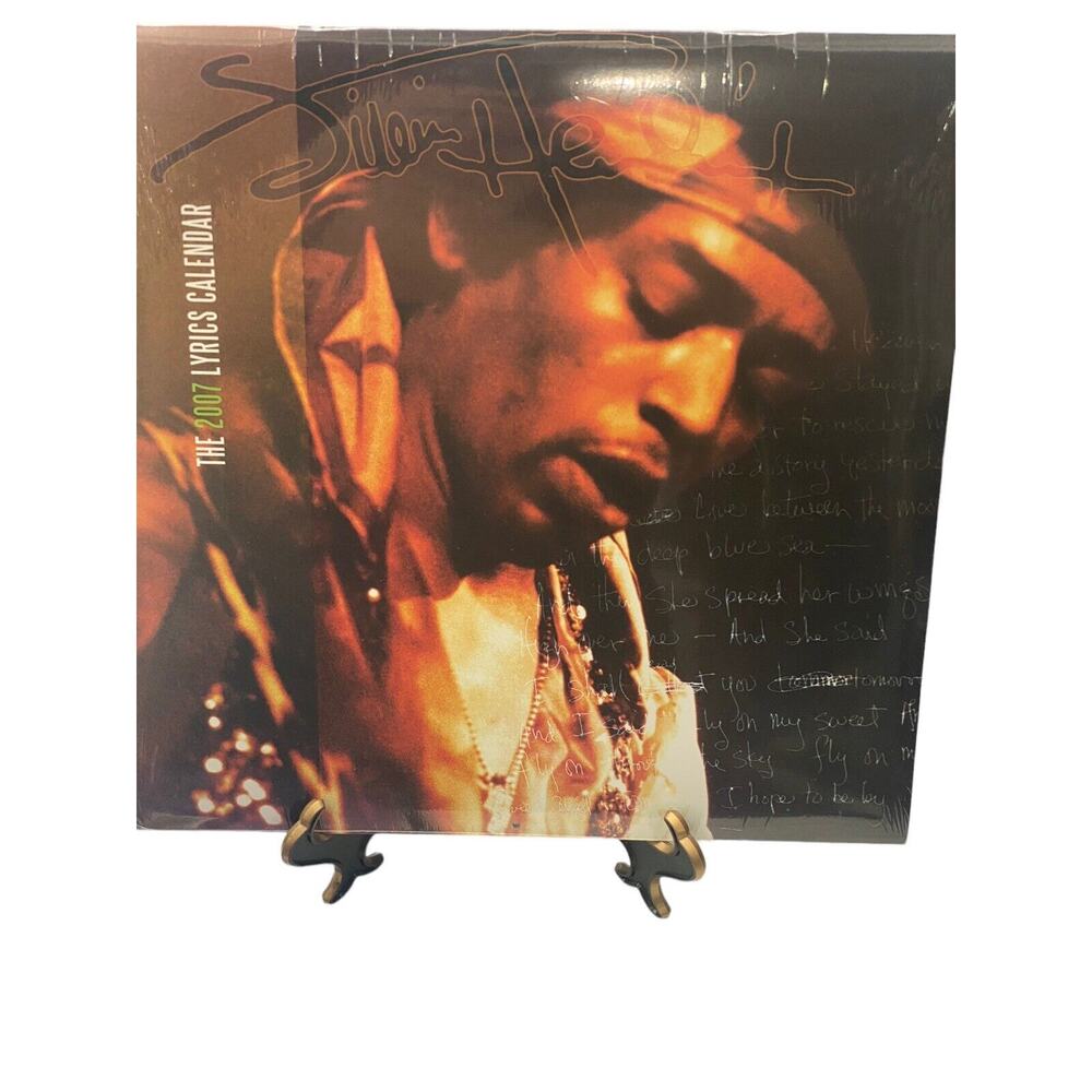 Authentic Jimi Hendrix Wall Calendar 2007 New Sealed Collectors Item Memorabilia
